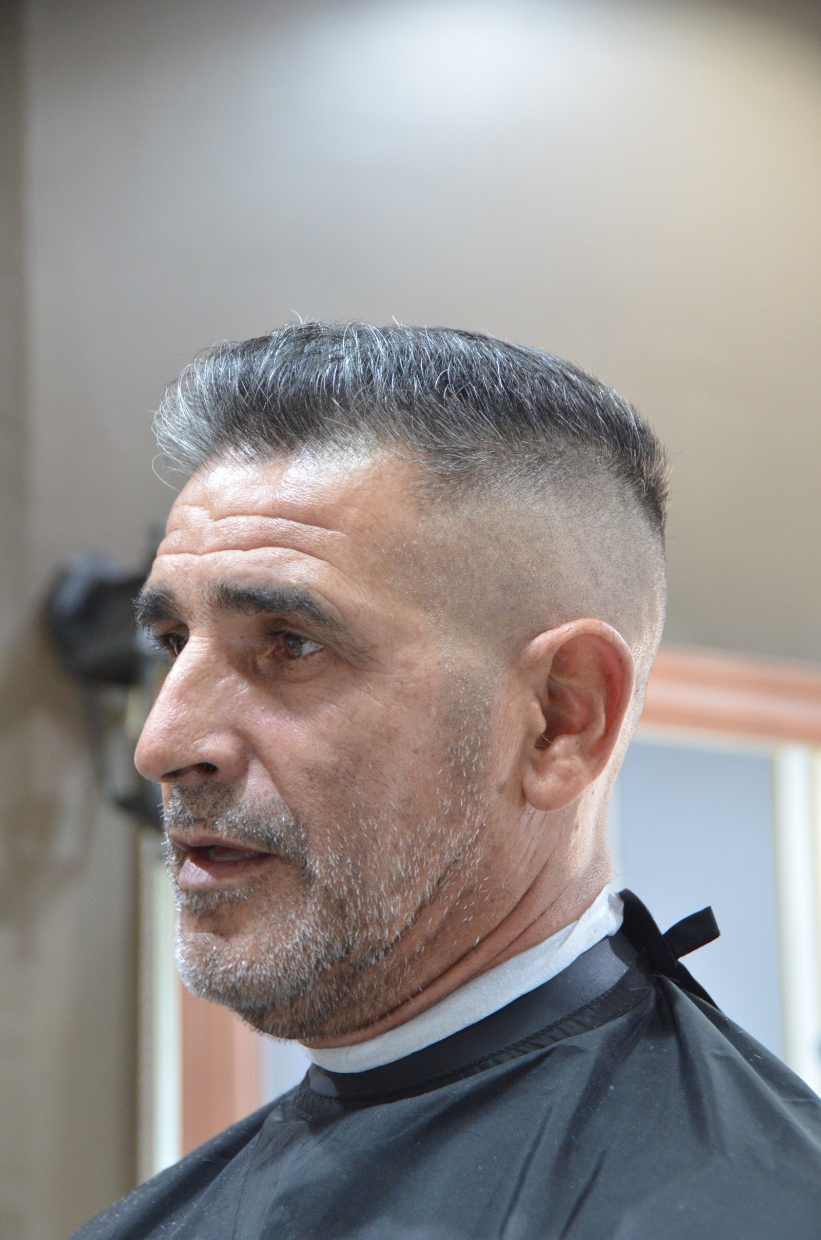 Detalhe de finalização de corte